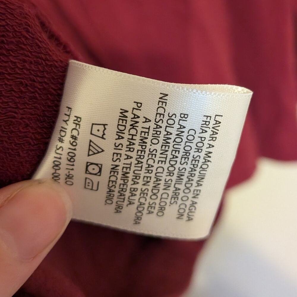 White Stag Cabin Core Burgandy Anorak Jacket With Pockets And Strings To Cinch - Picture 6 of 6